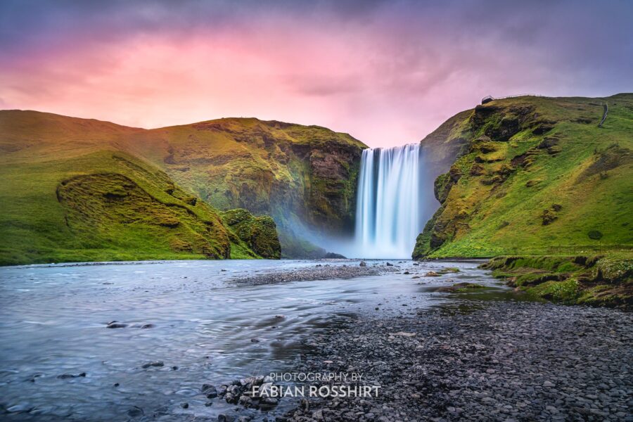 Wandbild Island Falling Grace