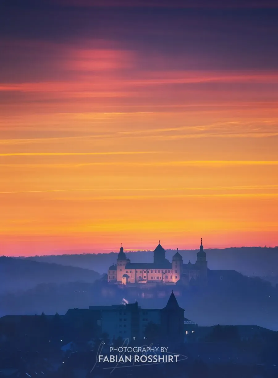 Wandbild Würzburg Rainbow Castle